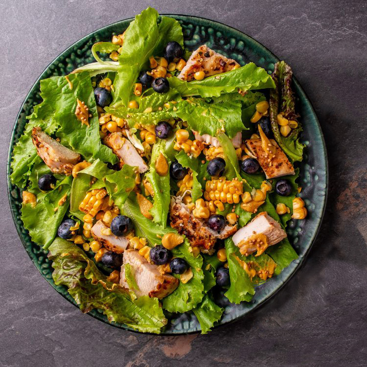 Corn and Blueberry Salad